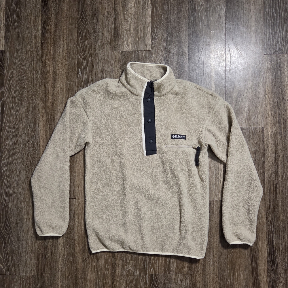 Columbia Tan Fleece Pullover